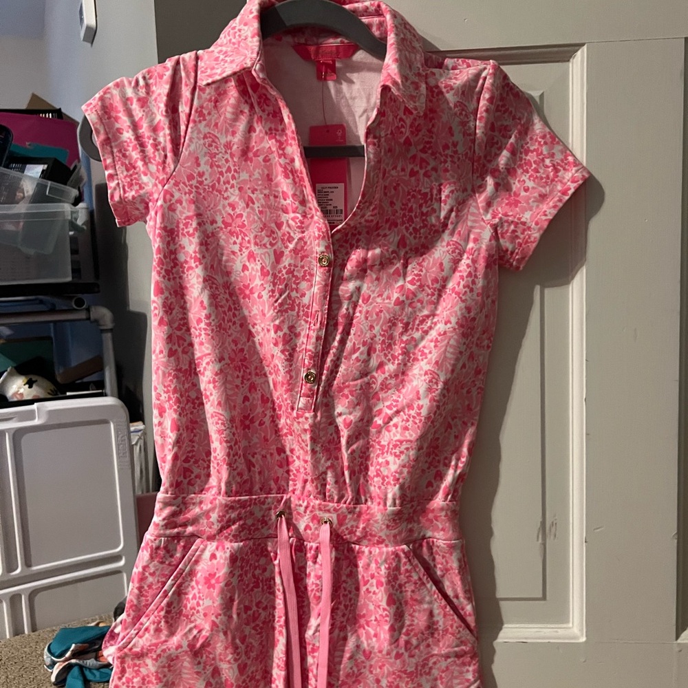 NWT Lilly Pulitzer XXS Pink Shandy Romper